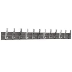 PerfectFit Coat Rail (Toughook XL) – Grey Oak Finish Thumbnail