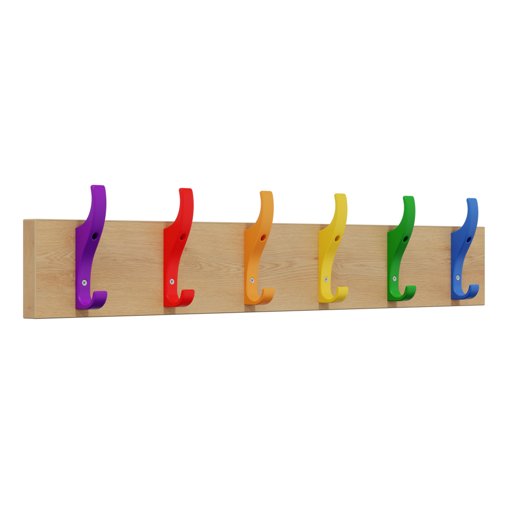 PerfectFit Coat Rail (Toughook Original) – Oak Finish