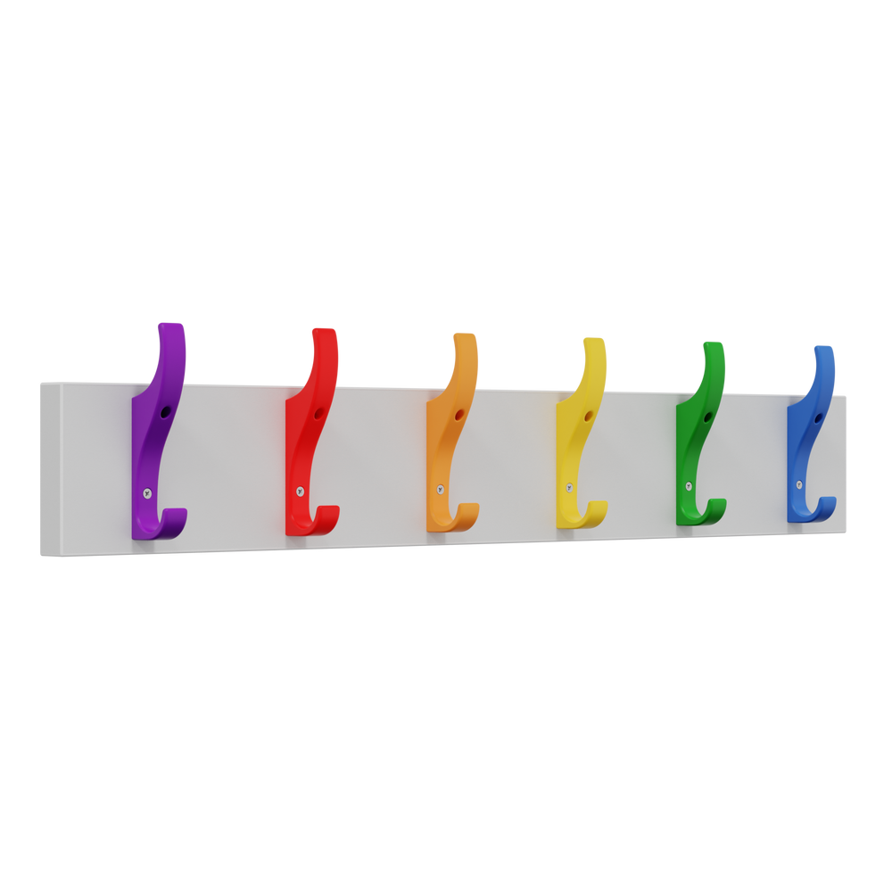 PerfectFit Coat Rail (Toughook Original) – White Finish