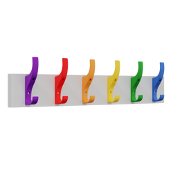 PerfectFit Coat Rail (Toughook XL) – White Finish Thumbnail