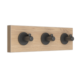 PerfectFit Coat Rail (Robe Hook) – Oak Finish Thumbnail