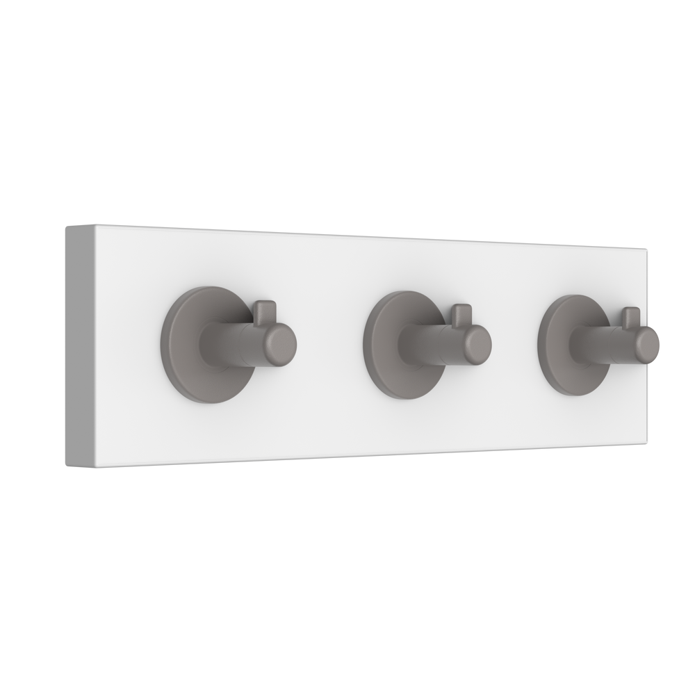 PerfectFit Coat Rail (Robe Hook) – White Finish