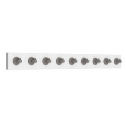 PerfectFit Coat Rail (Robe Hook) – White Finish Thumbnail