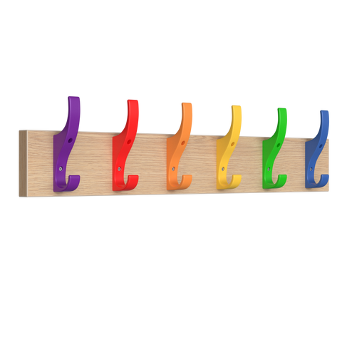 Coat Rails for home and school with Unbreakable Plastic Hooks – Toughook UK